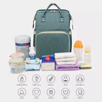 Mochila Bolsa Maternidade Térmica que vira Berço Multifunções Impermeável ANJGG