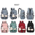Mochila de estudante casual anti-roubo à prova d'água de grande capacidade