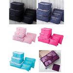 Organizador De Mala De Bagagem Viagem Kit 6 Necessaire Bolsa