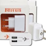 Fonte Carregador Turbo Universal Bivolt USB 5v 3.1A Feitun