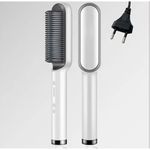 Escova Alisadora Anion Hair Pro 3 em 1 , Secador, Chapinha e Modelador de Cachos Bivolt