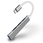 Hub Usb Type-c 4 Portas Usb 3.0 5 Gbps