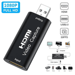 4K Entrada 1080P Saída HD para USB 2.0 Captura de Video Celular, video game, live etc