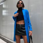Cardigan De Malha Canelada /Medio / Fashion / Mulher Moderna / Look Casual