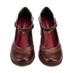 Sapato Clara - Chocolate com Castanho