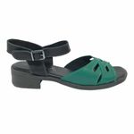Sandália Agnes - Verde e Preto