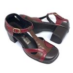 Sapato Edith - Chocolate com carmim