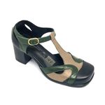 Sapato Edith - Preto com musgo
