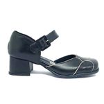 Sapato Marina - preto com creme