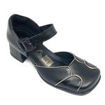 Sapato Marina - preto com creme
