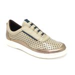 Tênis Cléo - off White com prata velho
