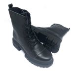 Bota Coturno Claire - Preta