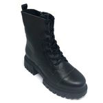 Bota Coturno Claire - Preta