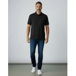 Camisa Gola Polo Piquet Preta 