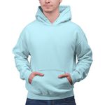 Moletom Canguru Azul Claro