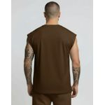 Regata Over Size Masculina Marrom