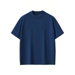 Camiseta Oversized 100% Algodão 30.1 Marinho