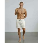 Short Linho Masculino Off White