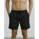 Short Linho Masculino Preto