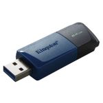 PENDRIVE KINGSTON 64GB EXODIA M USB 3.0 PRETO/AZUL