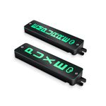 DISPLAY SINALIZADOR LED PUXE EMPURRE PRETO GP CONTROL