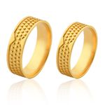 Alianças De Casamento Em Ouro Amarelo 18k 