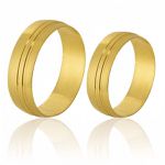 Alianças De Noivado Em Ouro 18k