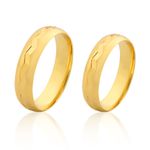 Alianças De Noivado Em Ouro 18k