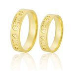 Alianças De Ouro Personalizadas