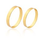 Alianças Lindas De Ouro 18k
