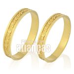 Alianças De Bodas Em Ouro 18k