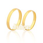 Par De Alianças De Ouro