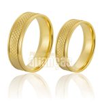 Alianças De Noivado e Casamento Em Ouro Amarelo 18k