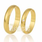 Alianças De Casamento De Ouro 18k