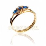 Anel De Formatura Feminino Em Ouro Amarelo 18k 0,750 Fa-150-z