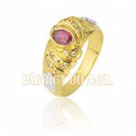 Anel De Formatura Feminino Em Ouro Amarelo 18k 0,750 Fa-169-z