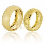 Alianças de Casamento em Ouro Amarelo 10k