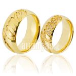 Alianças De Noivado e Casamento Em Ouro Amarelo 18k 