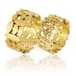 Alianças De Noivado e Casamento Em Ouro Amarelo 18k 
