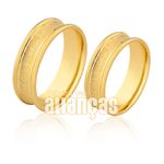 Alianças De Noivado e Casamento Em Ouro 18k