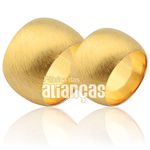 Alianças Grossas De Ouro 18k