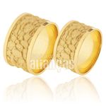 Alianças De Noivado e Casamento Em Ouro Amarelo 18k 