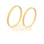 Alianças de Casamento Diamantadas Ouro 