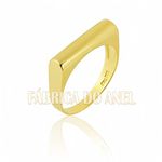 Anel Unisex Em Ouro Amarelo 18k 0,750 A-11