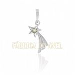 Pingente De Formatura De Ass Social Em Ouro Branco 18k 0,750 P-15-b