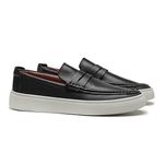 Sapato Loafer Masculino em Couro Preto