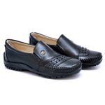 Sapatilha Mocassim Em Couro 