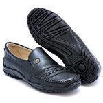 Kit 2 pares Sapatilha Mocassim Em Couro