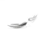 Brinco de Prata 925 Folha Estilo Ear Cuff 