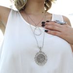 Pingente de Mandala Grande em Prata 925